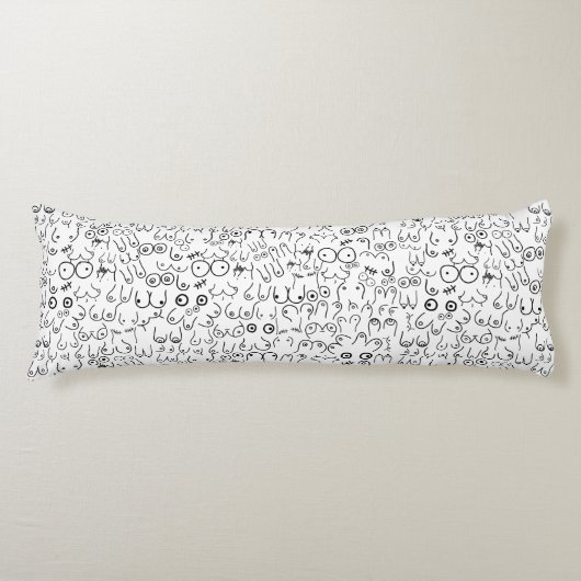 乳房パターン ボディピロー (正面)