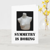 乳房切除カード: 対称は退屈しています カード (黄色い花)