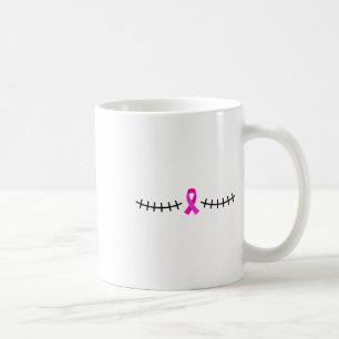乳房切除瘢痕乳がん生存者 コーヒーマグカップ