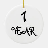 乳房食べ物を与えの セラミックオーナメント (裏面)