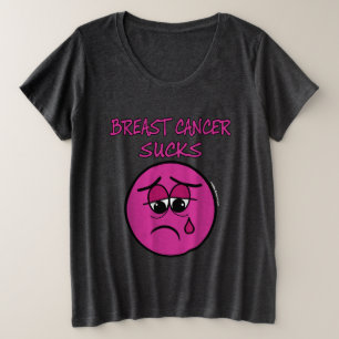 乳最低がん プラスサイズTシャツ