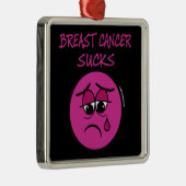 乳最低がん メタルオーナメント (右)