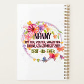 乳母が可愛いと甘やかされる プランナー手帳 (裏面)