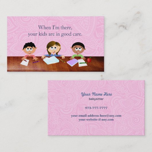 乳母の名刺 名刺 (正面/裏面)