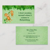 乳母の名刺 名刺 (正面/裏面)