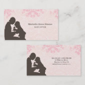 乳母の専門のベビーシッター、オペア 名刺 (正面/裏面)