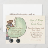 乳母車の緑 招待状 (正面/裏面)