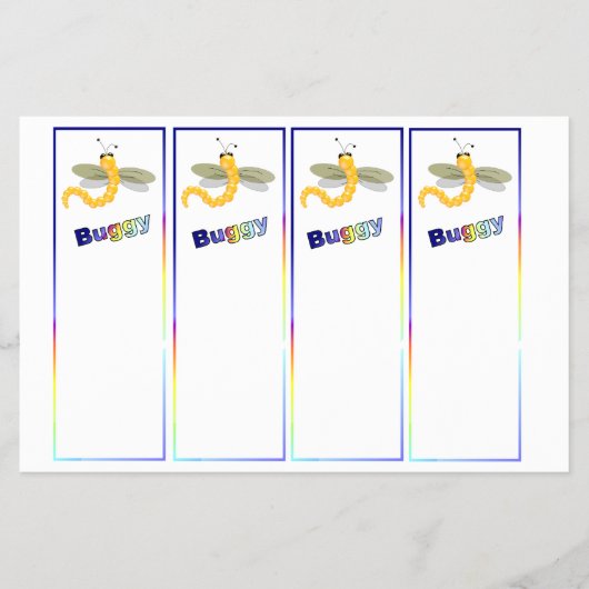 乳母車ブックマーク チラシ (正面)