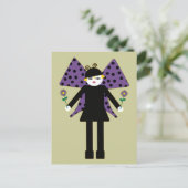 乳母車マーツキンスバタフライポストカード ポストカード (スタンド正面)