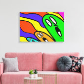 乳母車色 キャンバスプリント (インサイチュ (リビング))