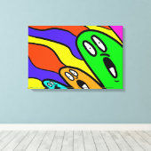 乳母車色 キャンバスプリント (インサイチュ (ウッドフロア))