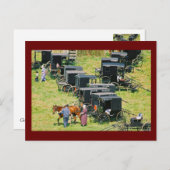 乳母車駐車場葉書 ポストカード (正面/裏面)