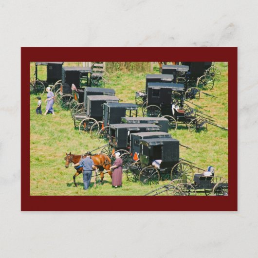 乳母車駐車場葉書 ポストカード (正面)