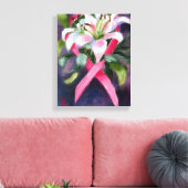 乳気にがん認識度キャンバス キャンバスプリント (インサイチュ (リビング))