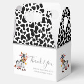 乳牛のパターンの好意ボックス フェイバーボックス (オープン)