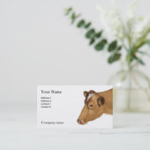 乳牛の名刺 名刺 (スタンド正面)