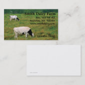 乳牛の名刺 名刺 (正面/裏面)