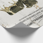 乳牛の農家のプリント ラッピングペーパー (角)