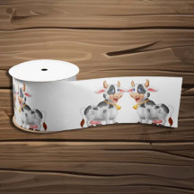 乳牛サテンリボン