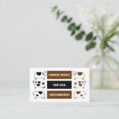 乳牛デザインチーズモンガー 名刺 (スタンド正面)