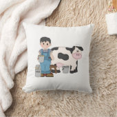 乳牛少年 クッション (ブランケット)