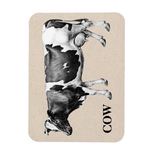 乳牛 マグネット (縦)