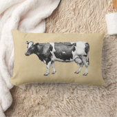 乳牛 ランバークッション (ブランケット)