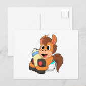 乳瓶の馬 ポストカード (正面/裏面)