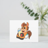 乳瓶を持つ馬 ポストカード (スタンド正面)