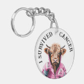 乳生き延びがん牛テーマ キーホルダー (正面左)