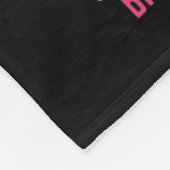 乳癌がピンクの乳癌を支持する認識度 フリースブランケット (角)