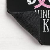 乳癌に気付いたあなたの乳房の鉱山が試みた マウスパッド (コーナー)