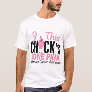 乳癌のひよこによって行くピンク Tシャツ