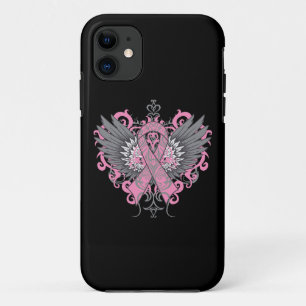 乳癌のカッコいいの翼 iPhone 11 ケース