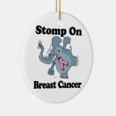 乳癌のゾウの胃 セラミックオーナメント (右)