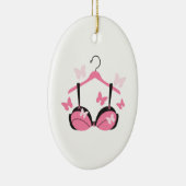 乳癌のブラ セラミックオーナメント (右)