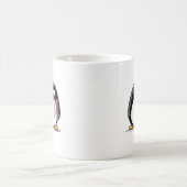 乳癌のペンギン コーヒーマグカップ (中央)