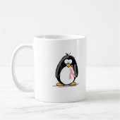 乳癌のペンギン コーヒーマグカップ (左)