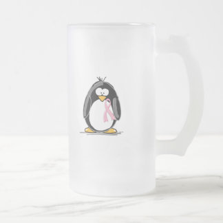 乳癌のペンギン フロストグラスビールジョッキ
