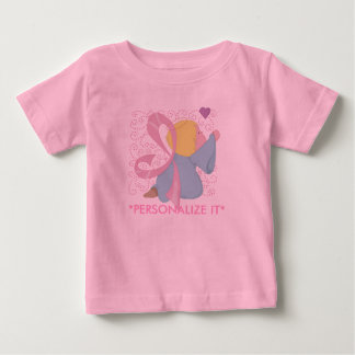 乳癌の天使のカスタマイズ可能な幼児Tシャツ ベビーTシャツ