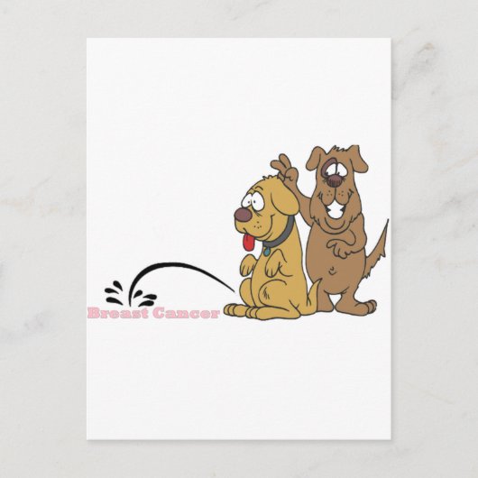 乳癌の小便 ポストカード (正面)