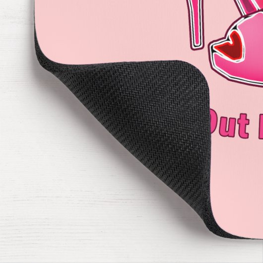 乳癌の小剣を押して下さい マウスパッド (コーナー)