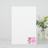 乳癌の戦闘の女の子1 便箋 (スタンド正面)