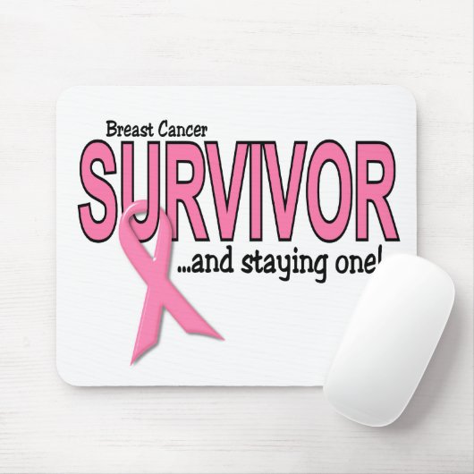 乳癌の生存者および1つをとどまること マウスパッド (マウス)