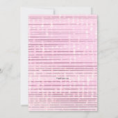 乳癌の生存者のお祝い 招待状 (裏面)