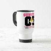 乳癌の生存者のひよこ05年 トラベルマグ (正面左)