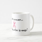 乳癌の生存者のコーヒー・マグ コーヒーマグカップ (正面右)