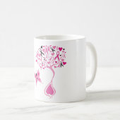 乳癌の生存者のコーヒー・マグ コーヒーマグカップ (正面右)