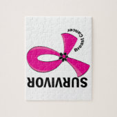 乳癌の生存者12 ジグソーパズル (縦)