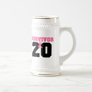乳癌の生存者20年 ビールジョッキ